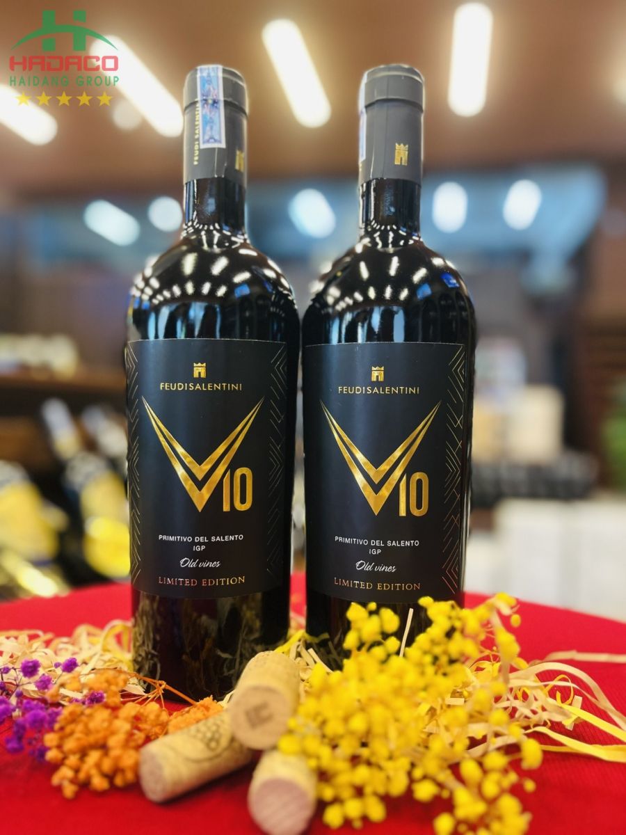 RƯỢU VANG Ý V10 OLD VINES (18,5%)